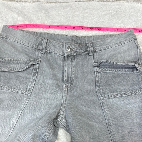 Divided Gray Flare Wide-Leg Jeans - Picture 4 of 9